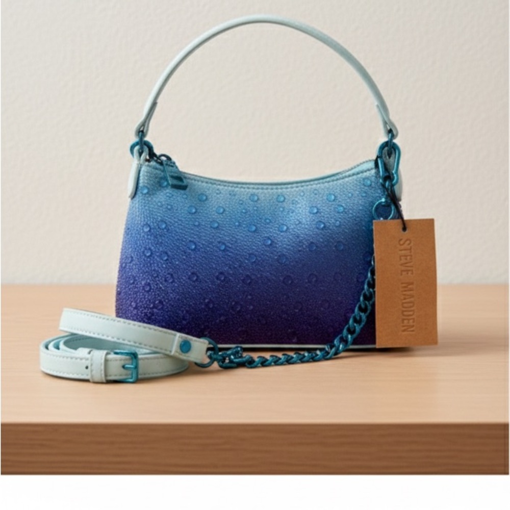 Steve Madden Ombre Purple and White Shoulder Bag